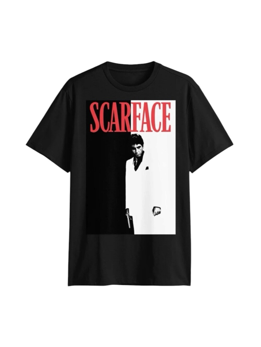 Scarface Mens Poster Graphic Tee Shirt Size Large